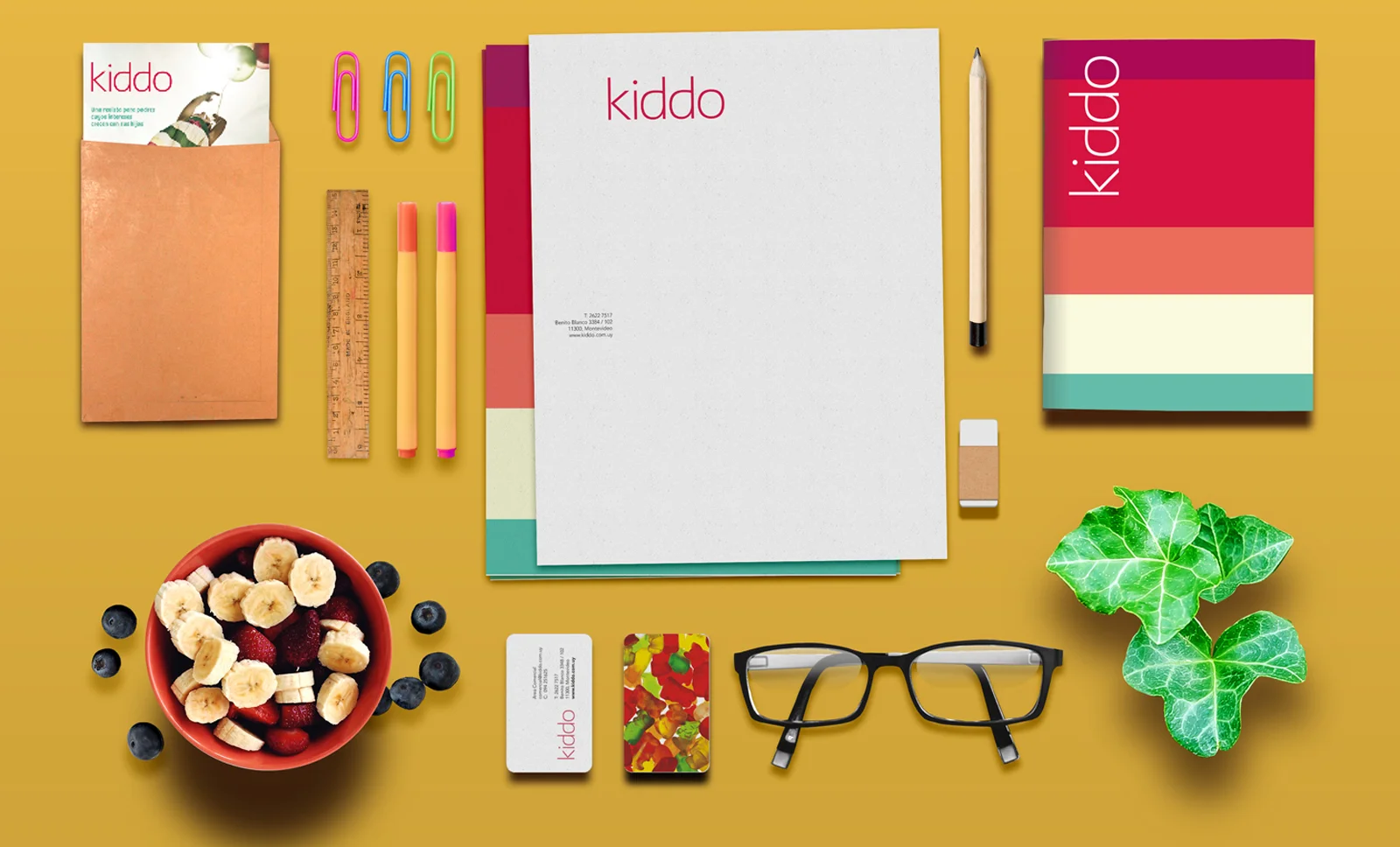 Cliente: KIDDO. Identidad visual