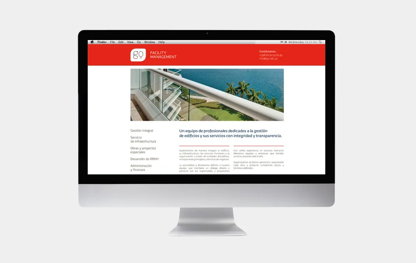 Cliente: GO FACILITY MANAGEMENT. Identidad visual
