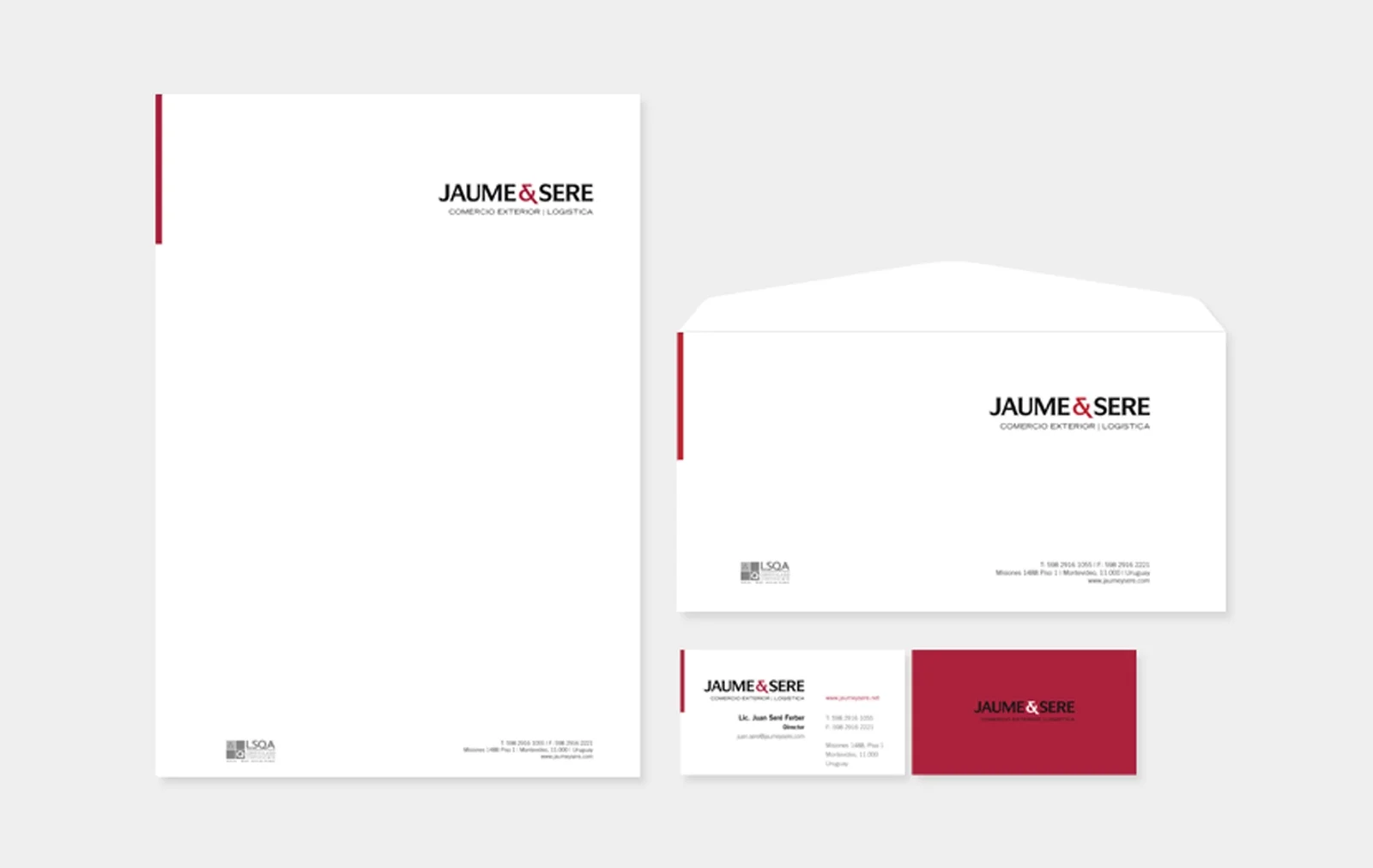 Cliente: JAUME Y SERÉ. Identidad visual