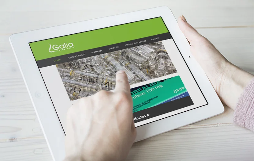 Cliente: LABORATORIO GALIA. Identidad corporativa