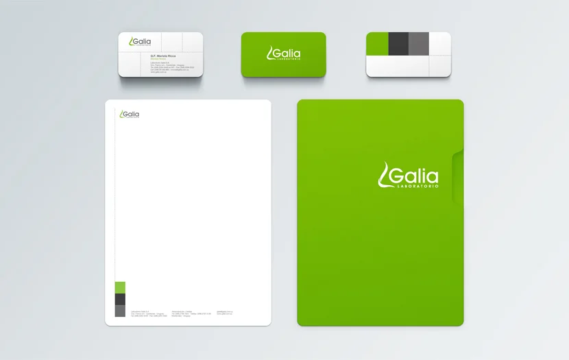 Cliente: LABORATORIO GALIA. Identidad corporativa