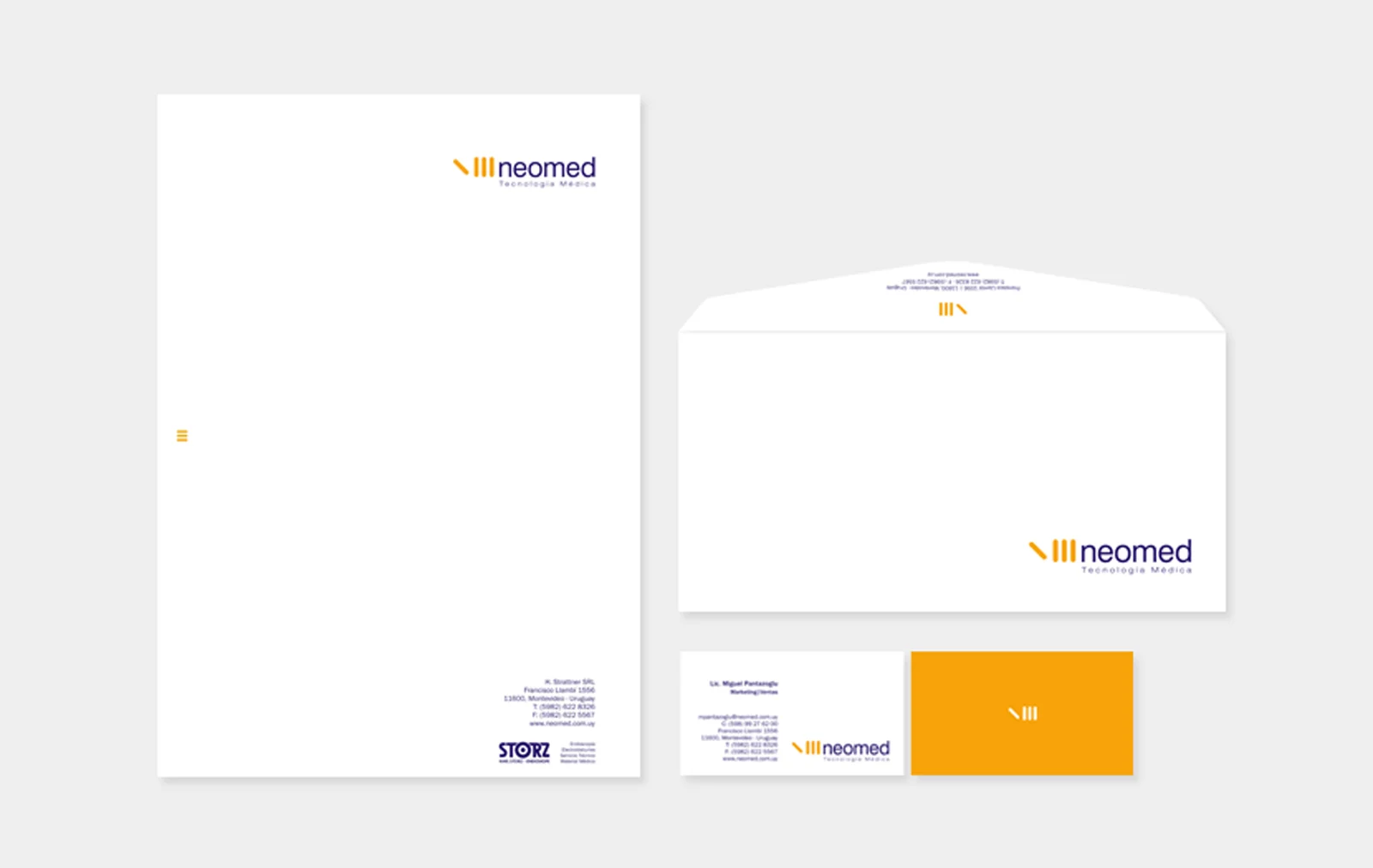 Cliente: NEOMED. Identidad visual