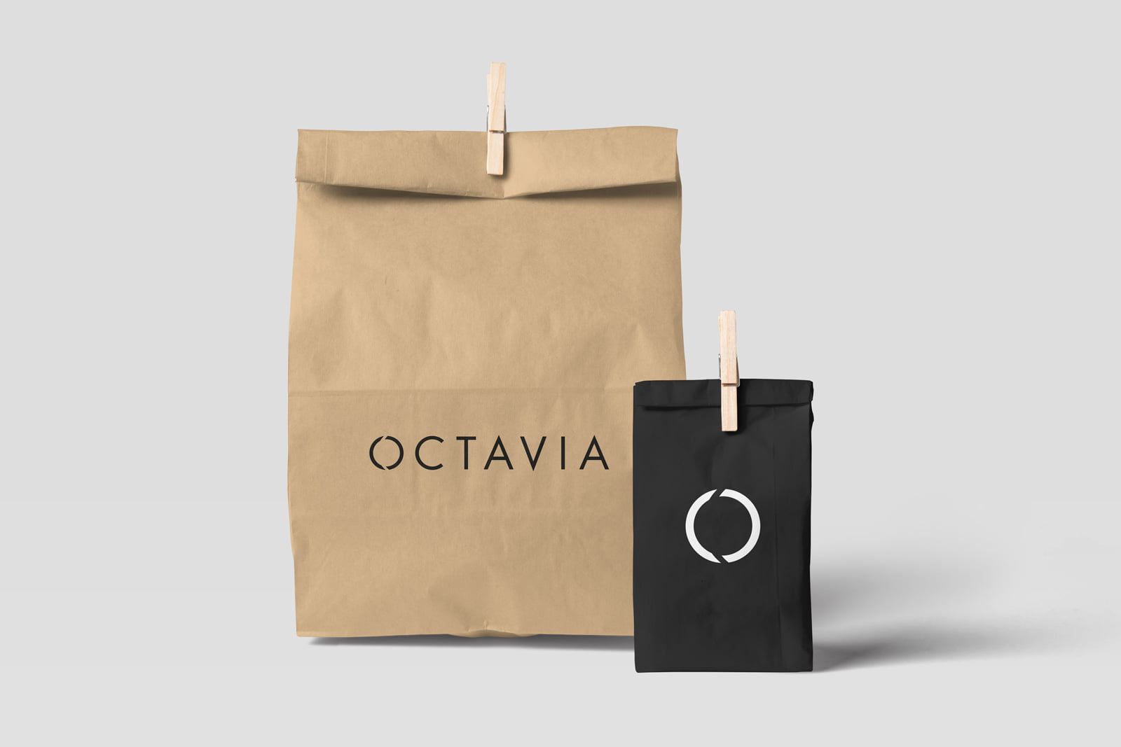 Cliente: OCTAVIA. Isologotipo e identidad gráfica