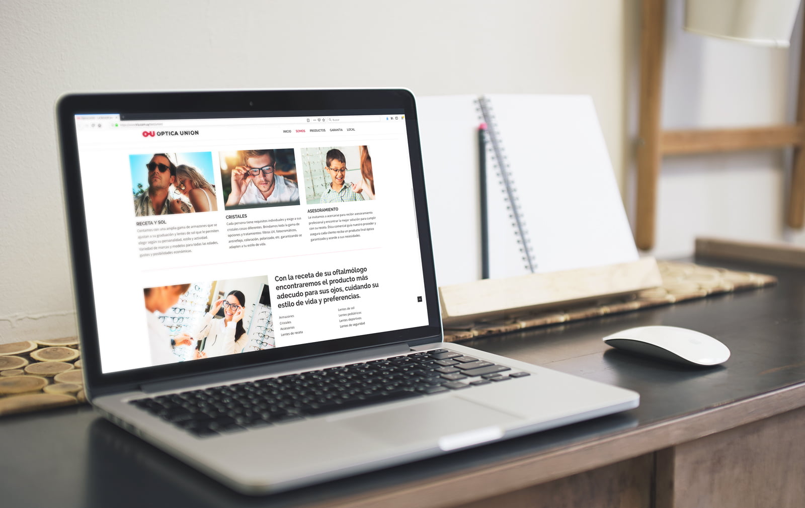 Cliente: ÓPTICA UNIÓN. Identidad visual, digital y comunicación