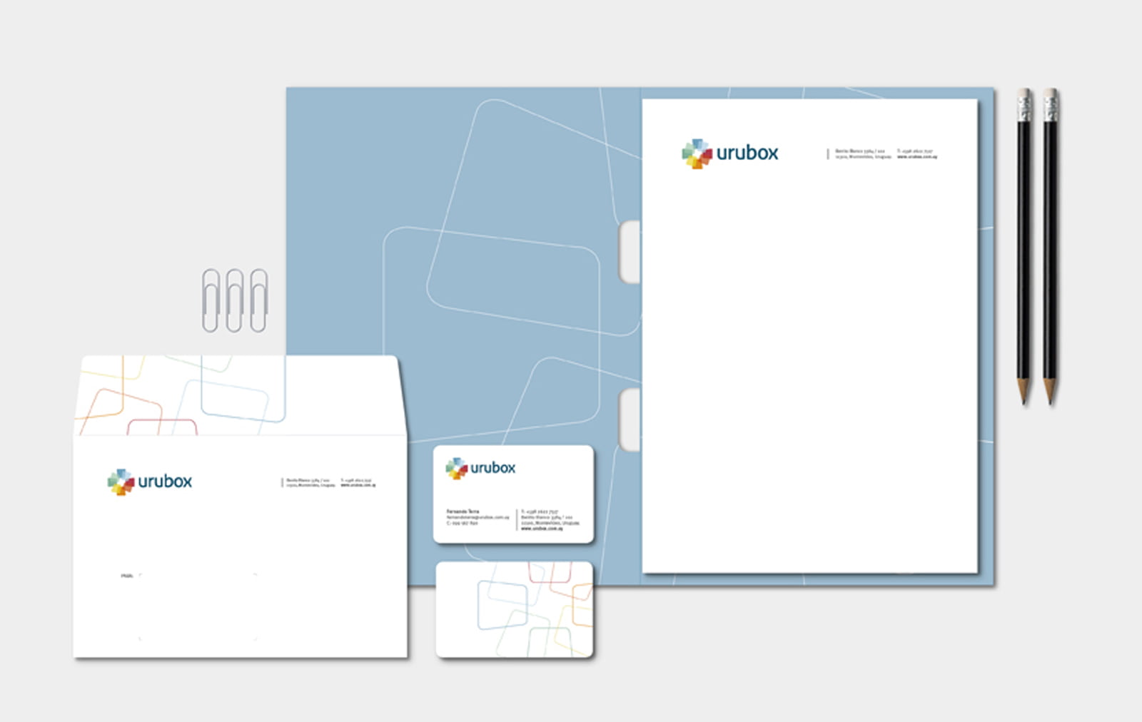 Cliente: URUBOX. Identidad visual