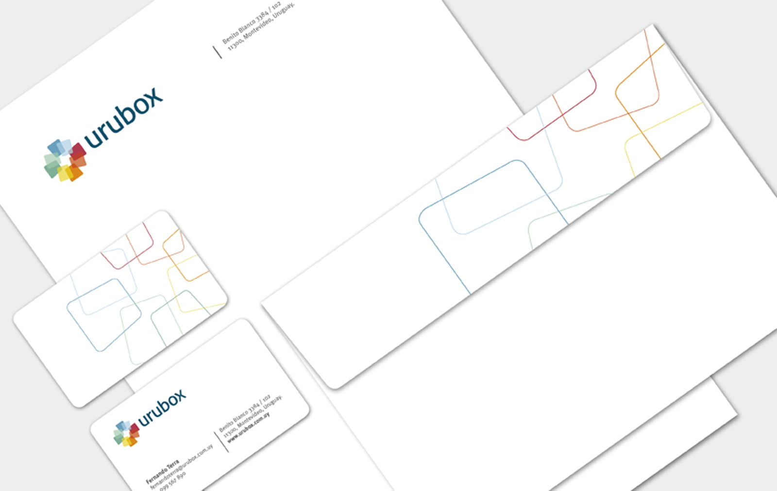 Cliente: URUBOX. Identidad visual